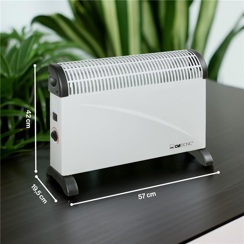 Image secondaire de Clatronic® Chauffage par convecteur | Chaleur mobile | Chauffage électrique à 3 niveaux de chauffage | avec thermostat | jusqu'à