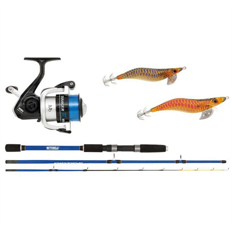 Mitchell Set Canne+Moulinet Spinning Riptide R Squid Combo 3000Fd - 180cm - Puiss.10-25g - 1525548