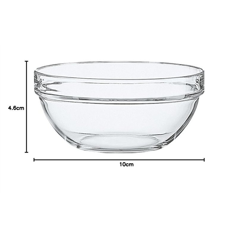 Image secondaire de Saladier en verre à clipser Luminarc E8860, empilable, Ø 10 cm, transparent (1 pièce)