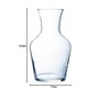 Vin Carafes (8.8oz / 250ml) - Set of 12 | Vin Decanters, Glass Carafes, Wine Carafes by Arcoroc