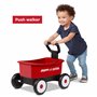 Radio Flyer Walker Wagon, Chariot de Marche à Pousser et à Tirer, Chariot de Marche 2-en-1 Rouge, de 1 à 4 Ans