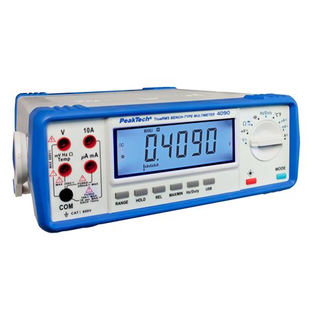 PeakTech 4090 - Multimètre Numérique de Table True RMS