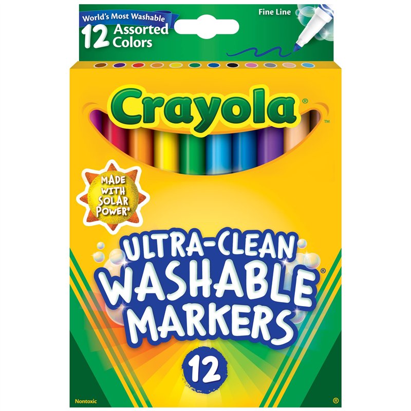 Crayola CYO587813 Marqueurs fins lavables