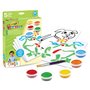 CRAYOLA - Mini Kids - Set de Gouaches Lavables Semi-Solide - Anti-goutte - Assortiment de 5 couleur - Multicolore - 3+ - 81-1483