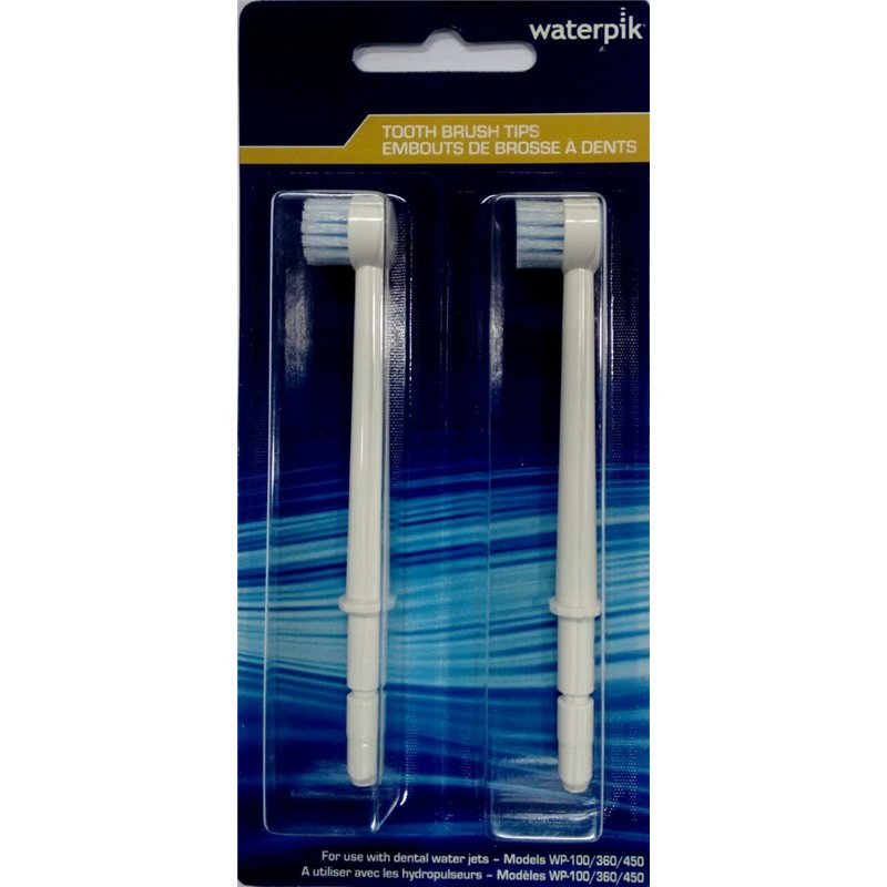 Waterpik - 9852259 - Recharge 2 Embouts Brosses à Dents pour WP 100