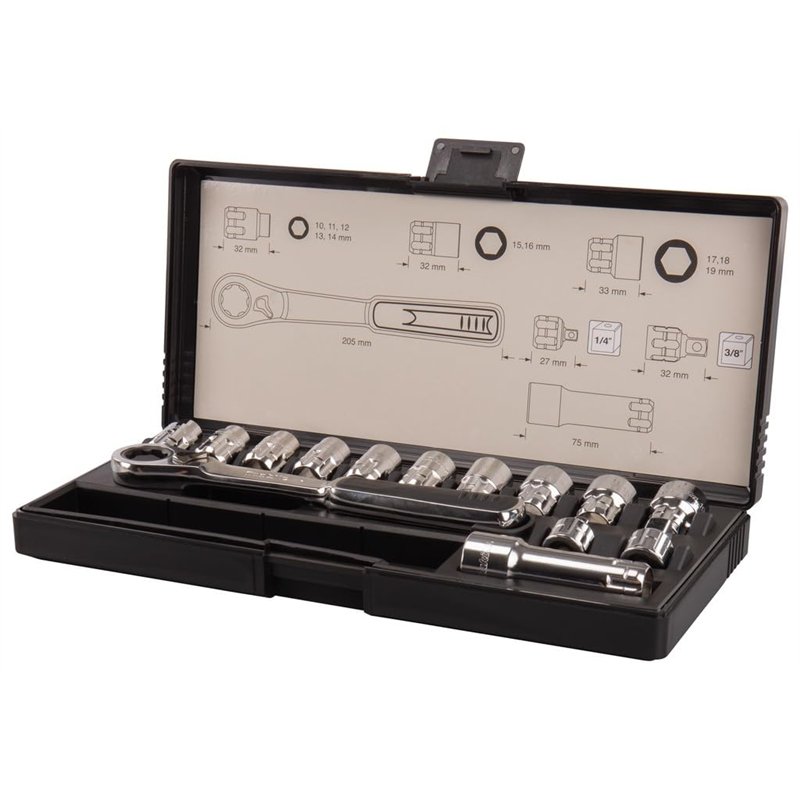 Image secondaire de Jeu de douilles 14 pièces - MAKITA B-65595