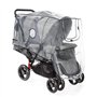 Reer 2144227 Habillage Pluie pour Poussette Double