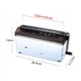 Malayas Destructeur de papier A4 de 22,9 cm - Déchiqueteuse manuelle à la main - Machine de découpe droite pour l'école, le bure