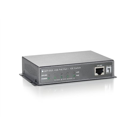 LevelOne GEP-0520 commutateur réseau Gigabit Ethernet (10/100/1000) Connexion Ethernet