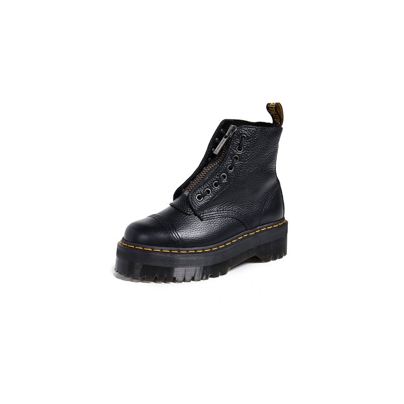Dr Martens Mixte Jungle Boot, Black Milled Nappa, 36 EU
