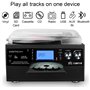 DIGITNOW! Platine Vinyle Bluetooth Tourne-Disque USB mp3 et Fonction Encodage Classique Lecteur CD avec Cassette FM Radio,3 Vite