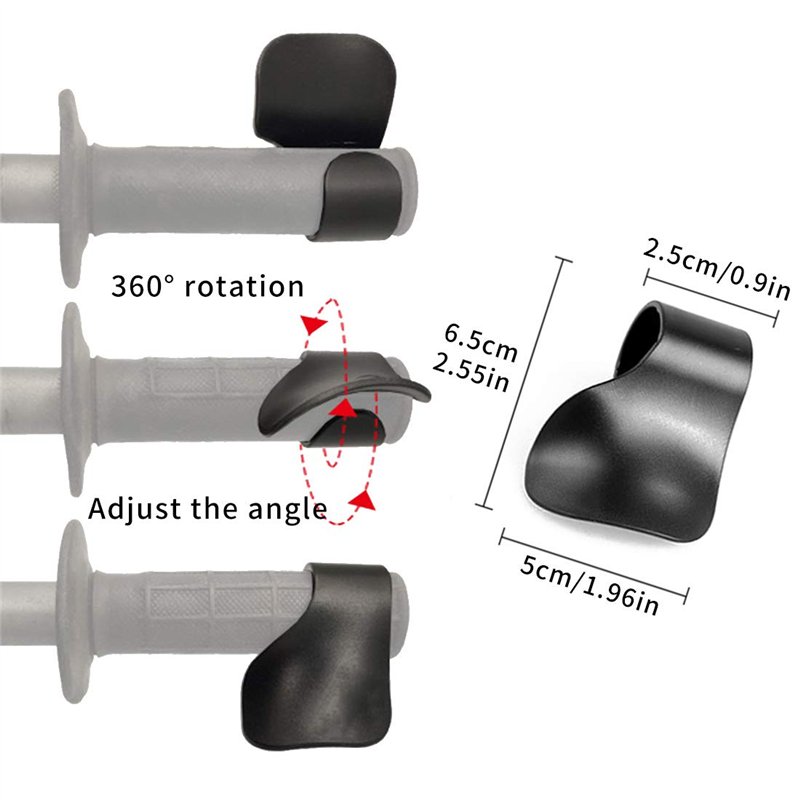 Image secondaire de Regulateur de Vitesse Moto Throttle Assist Poignet Cylindre Repose-Poignets Cruise Control D'Accélérateur Guidon Grip Pour Tous 