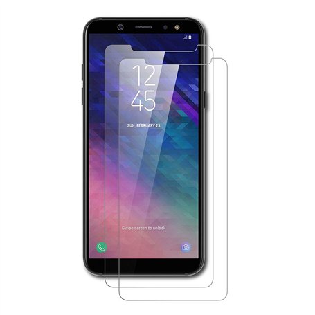 AICEK [Lot de 2] Verre Trempé Samsung Galaxy A6 2018