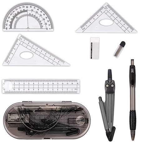8 Pièces Compass Set