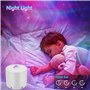 Projecteur Ciel Etoile, Projecteur Galaxie avec télécommande, Projecteur de Veilleuse à vitesse et Luminosité réglables pour Déc