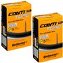 Continental Race 28 32c Chambre à air pour vélo avec Valve Presta 60 mm (Paire) Packs Unisexe