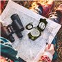 GWHOLE Boussole Multifonctionnelle Professionnelle Orientation Militaire Portable en Métal pour Randonnée Camping Voyage Explora