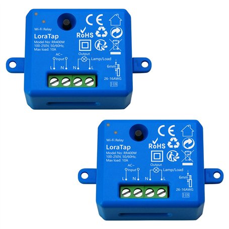 LoraTap Lot de ２ Interrupteur WiFi Alexa Sans Fil