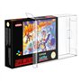 Link-e : 10 X Boitier de Protection Plastique pour Boite de Jeu Compatible avec Console Super Nintendo (SNES) et Nintendo 64 (N6