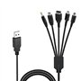 Link-e : Cable Chargeur USB 5 en 1 Compatible avec Console de Jeu Nintendo 3DS