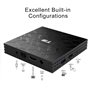 TUREWELL T9 Android 9.0 Boîtier TV 2 Go RAM/16 Go ROM Support 2.4/5.0 GHz WiFi BT4.0 RK3318 Quad-Core 4K 3D HD DLNA Smart TV Box