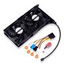 euroharry Ventilateur de la carte graphique 2 x 92 mm - Ventilateur à flux d'air élevé, Refroidisseur de support PCI - Ventilate
