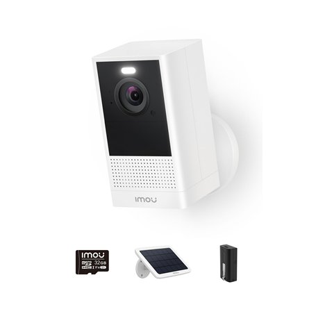 Imou Cell 2 + Panneau Solaire Caméra Surveillance WiFi sur Batterie 4MP IP Caméra sans Fil Wi-FI 2.4/5 GHz
