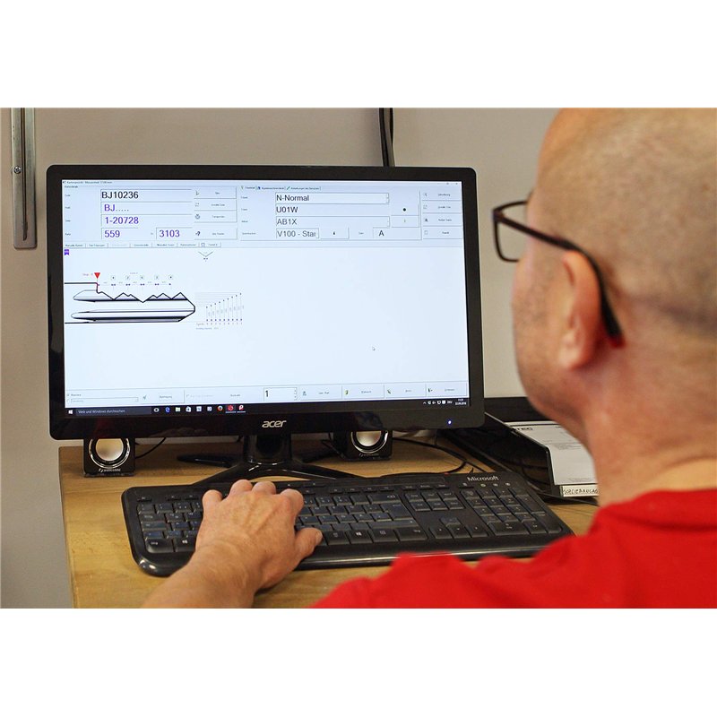 Image secondaire de ABUS - EC550 Profil-Cylindre à bouton Longueur Z55/K35mm 6 Clés