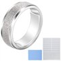 Ajusteur de Taille de Bague Ajusteur de Bagues Lâches Taille de Bague Invisible avec Chiffon de Nettoyage pour Fixation d'Anneau