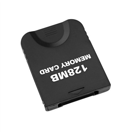 YINETTECH Carte mémoire 128Mo pour Nintendo Wii et Gamecube NGC Gc Console 2043 Block Blanc