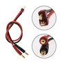 be in your mind 2pcs Câble de Chargeur Banane T-Plug à 4mm Compatible pour Chargement de Batterie RC Lipo - 12 Pouces (14AWG)