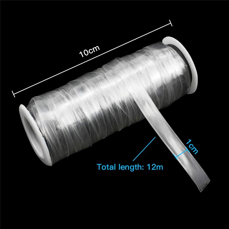 Image secondaire de DXLing 1cm x 12 m Bande Élastique Transparente TPU Élastique Clair Bande Élastique Léger Sangle Élastique Léger Elastic Haute Fl