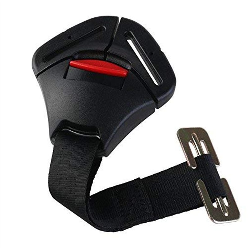 ISKIP Boucle de sécurité pour siège de voiture, boucle de verrouillage fixe avec clip pour ceinture de sécurité, harnais pour bé