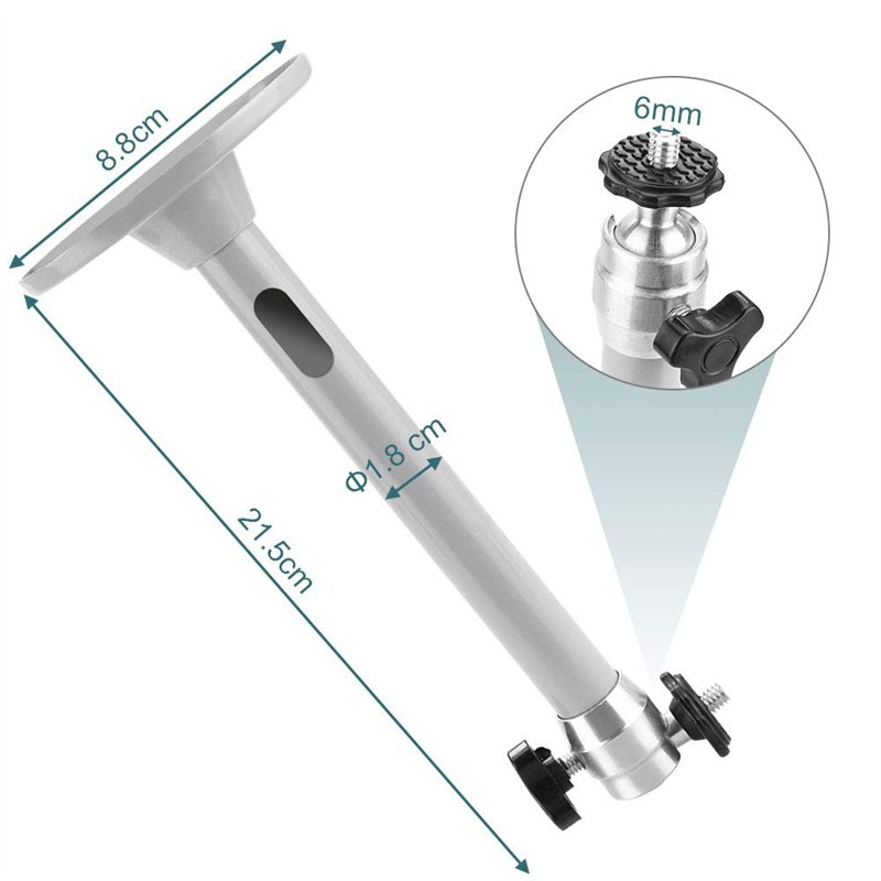Image secondaire de RMENOOR Support Universel Vidéoprojecteur Support Mural Projecteur Plafond Vidéoprojecteur avec Hauteur Réglable pour Mini Proje