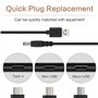 Câble d'Alimentation USB vers DC 1 Pcs Convertisseur Universel 5V avec 11 Pcs Connecteurs 1m Câble de Charge Interchangeable Ada