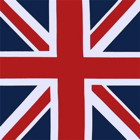 7X Foulard Bandana UK Drapeau Anglais United Kingdom - 52 cm x 52 cm - Moto Biker Vintage Tendance