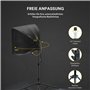 RALENO Softbox, Kit Studio Photo Softbox LED 50W, Lampe de Photographie 50x50 cm avec Ampoules 5500K et Trépied, Lampe Photo pou
