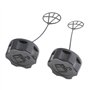 Hicello 2PCS Bouchon d'Essence Ø intérieur 33mm Bouchons de Réservoir de Carburant pour Tondeuse à Gazon