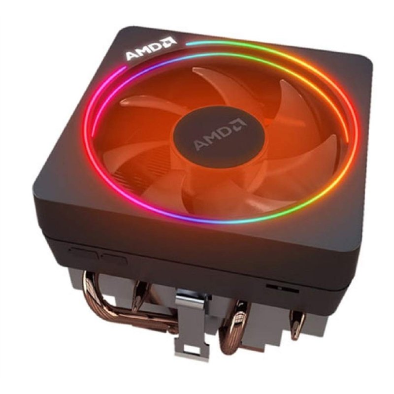 AMD - Wraith Prism - LED RVB - Ventilateur de refroidissement de processeur Ryzen 7 2700X AM4/AM2/AM3/AM3+ - Connecteur 4 broche
