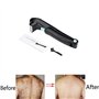 OFKPO Rasoir Retour Back Hair Shaver électrique Retour Cheveux Rasoir Remover, Cheveux de Dos Épilation du Dos de Corps Pliable 