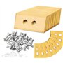 Lot de 45 lames de rechange en titane pour tondeuse Worx Landroid
