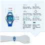Montre digitale style sport pour enfants, rétroéclairée LED, avec alarme et chronomètre, étanche, idéale pour les activités de p