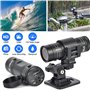 Mini Caméra Sport Vélo 1080p Full Hd Caméra De Casque Étanche Embarquées Action Avec Enregistrement En Boucle Caméscope Vidéo Po