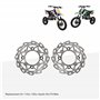GOOFIT Disque de frein 190 mm Remplacement pour 110 cc 125 cc Apollo Dirtbike