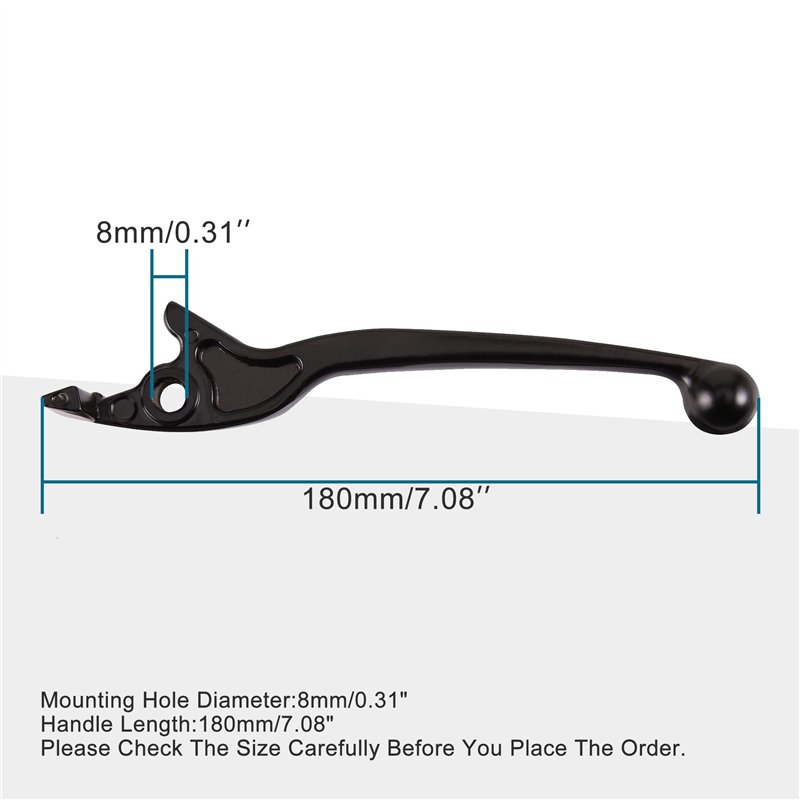 Image secondaire de GOOFIT - Grand levier de frein droit Remplacement pour 110 cc 125 cc 150 cc 200 cc 250 cc - Taotao Rok Dirt Bike