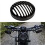 ANCLLO Grille de phare de moto de 14,7 cm pour Harley-Davidson Dyna Super Glide Custom Low Rider Street Bob Super Glide Wide Gli
