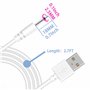 7ft(80 cm) câble de recharge USB DC 2