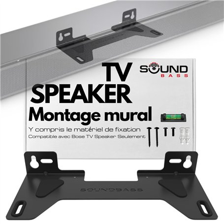 Kit Complet pour TV Speaker Mural Compatible avec Les Bose TV Speaker