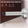 JaneYi (2 Pièces) Butées de Porte Arrêt de Porte en Inox Ø49x120mm Lourd Devoir Mur Butoir de Porte avec Amortisseur de Bruit Ca