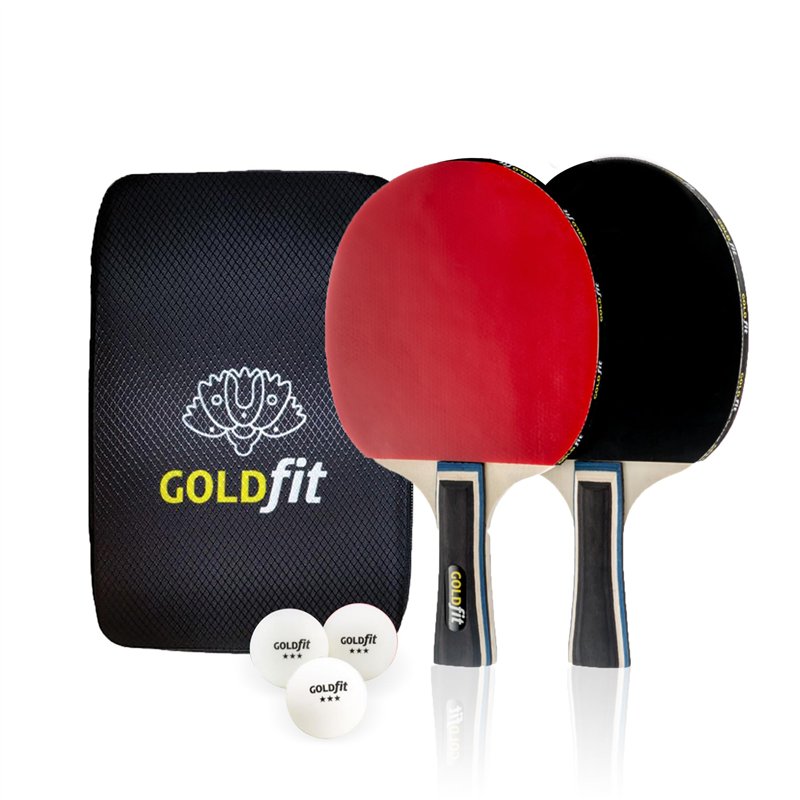 Set de 2 Raquettes de ping-Pong Professionnelles pour débutants et Pros, avec 2 Raquettes + 3 balles pour l’extérieur, idéales pour tous